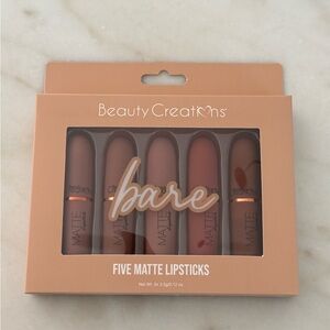 Beauty Creations Bare Matte Lipstick Collection